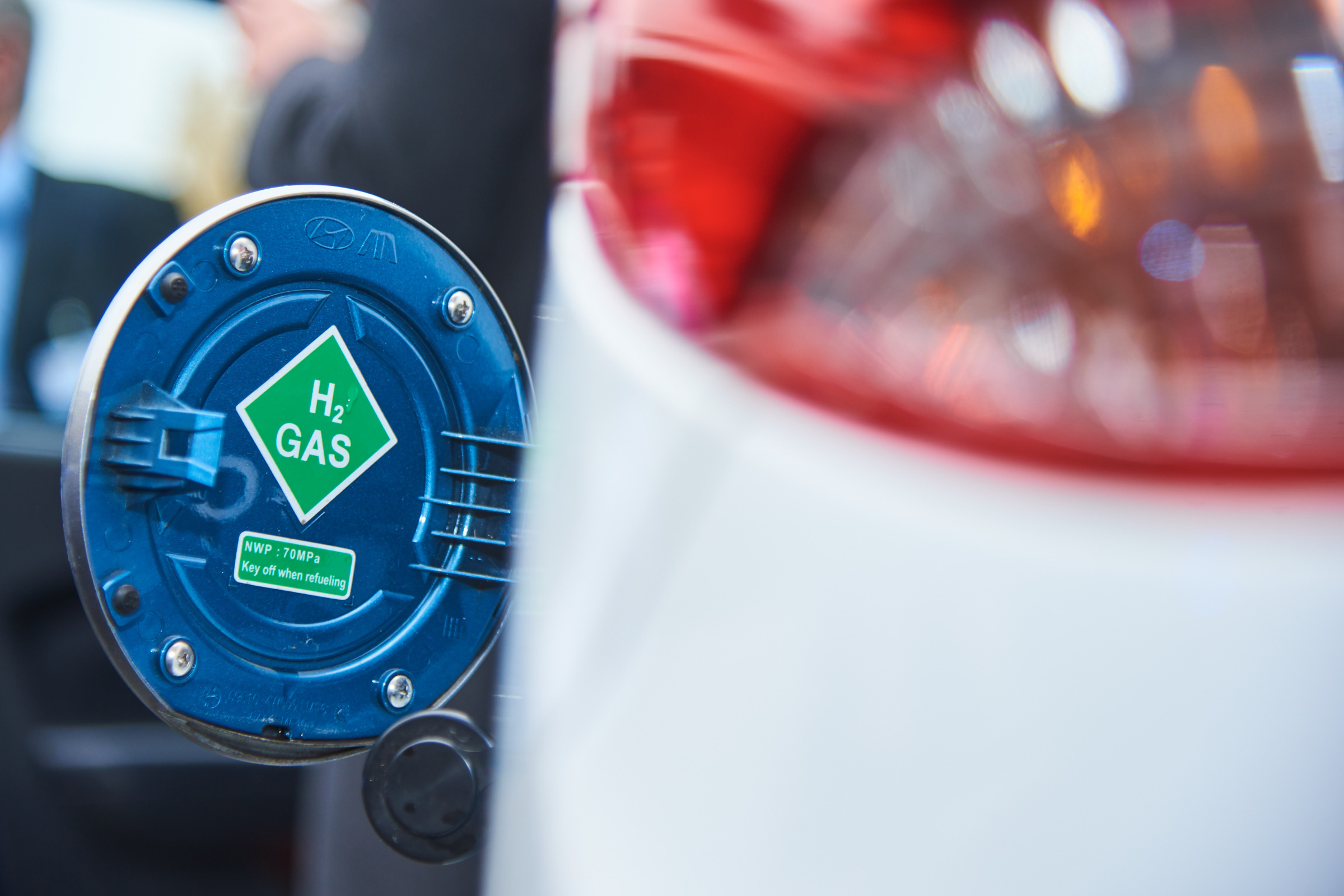 Tankdeckel Wasserstoffauto