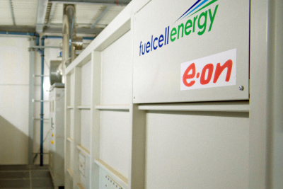 Brennstoffzelle im Radisson Blu Hotel in Frankfurt