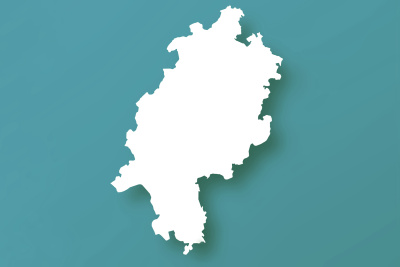 Umriss Hessen türkis 2500px breit