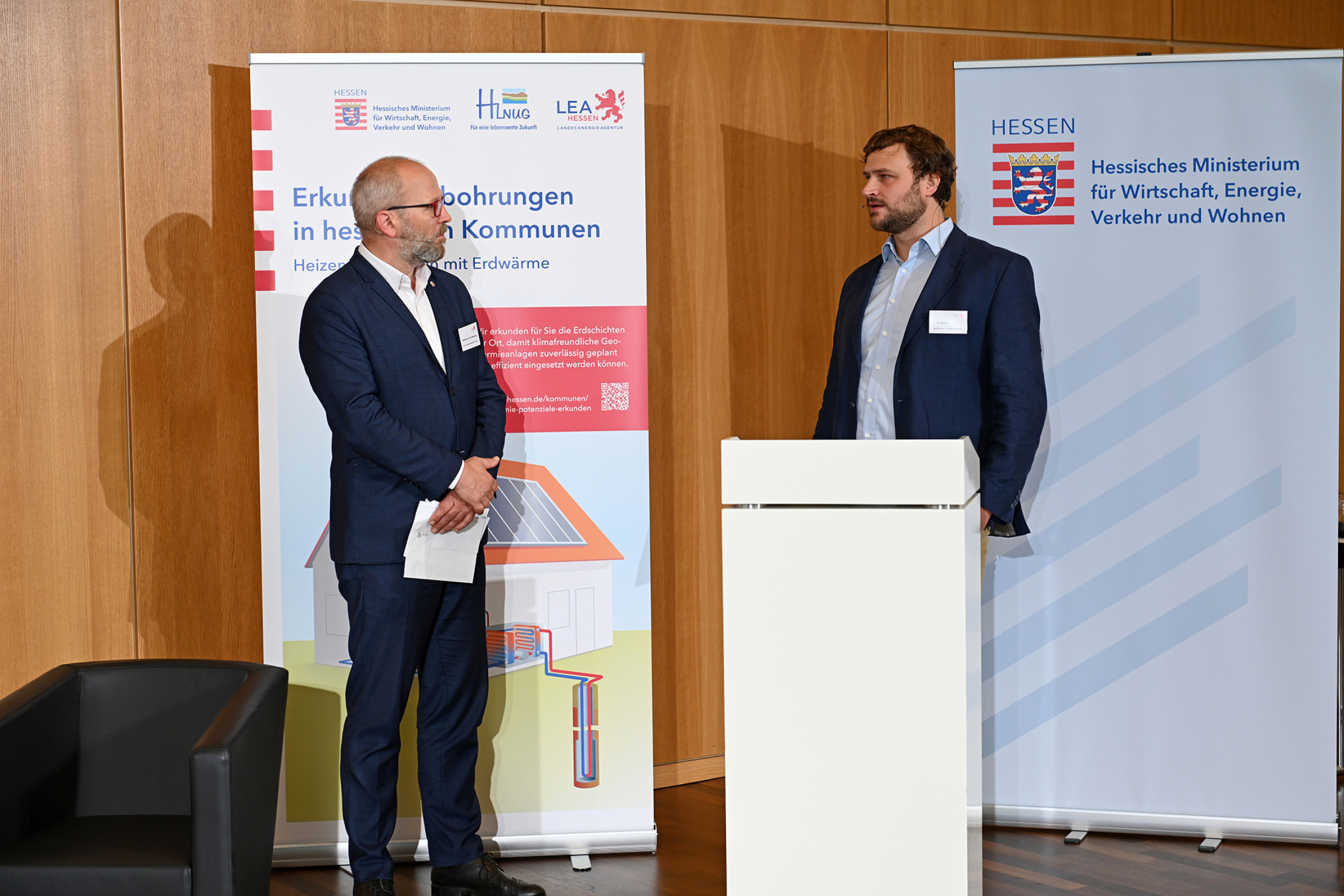 Interview während des Geothermie-Forums 2021